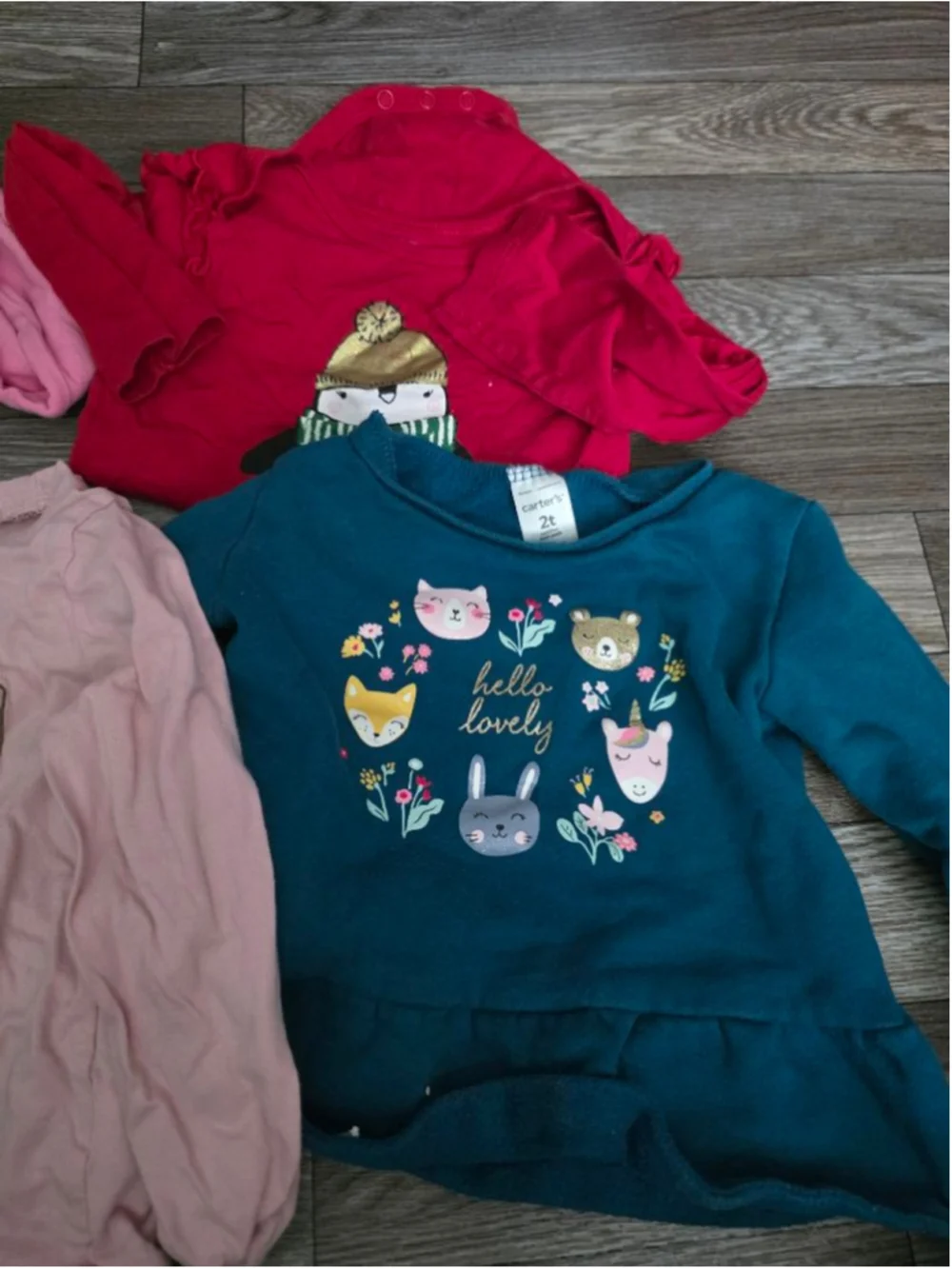 Girls 2t top and‎ sweater bundle